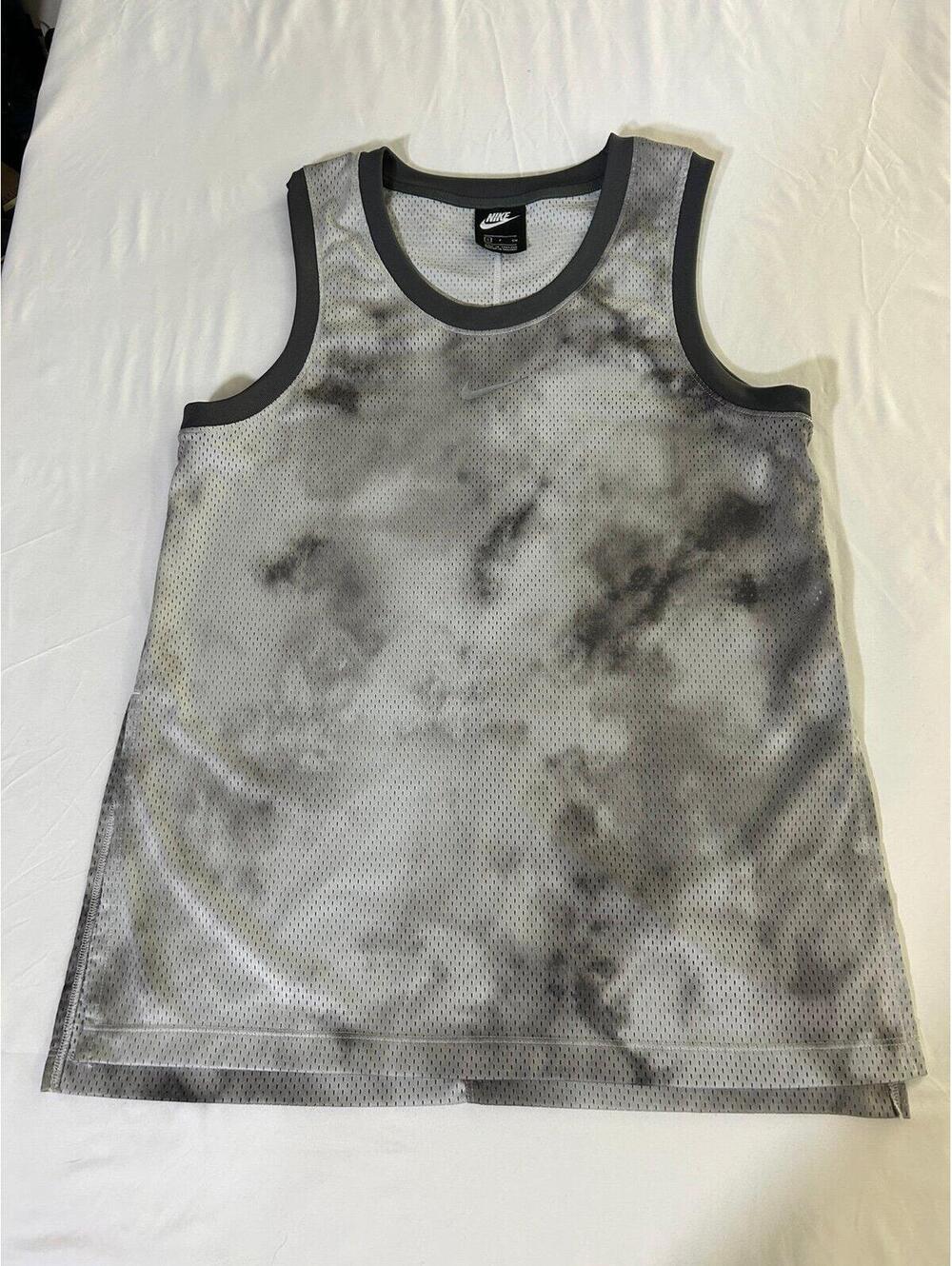 Nike Sportswear Icon Clash Tank Top Mesh Smoke Iron Grey Men’s Small
